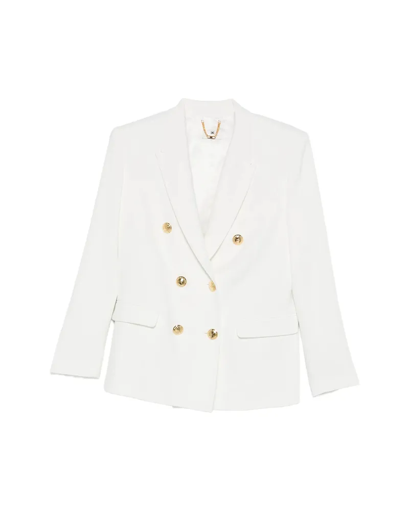 Elisabetta Franchi Double-breasted Blazer White