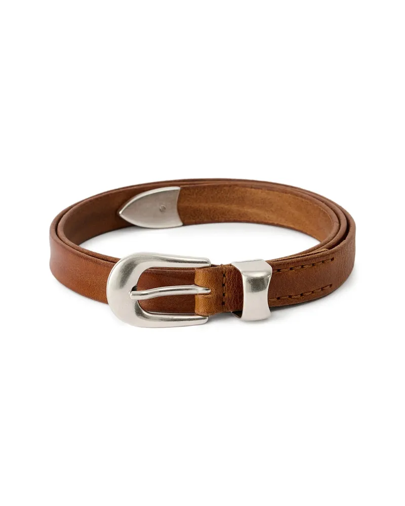 Our Legacy Cognac Leather Belt Brown