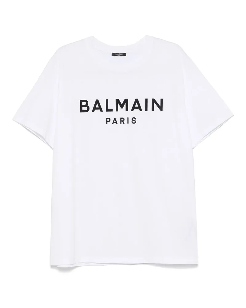 Balmain Logo-print T-shirt White
