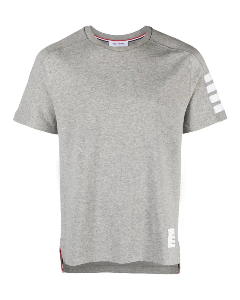 Thom Browne Milano Cotton 4-Bar T-shirt Grey