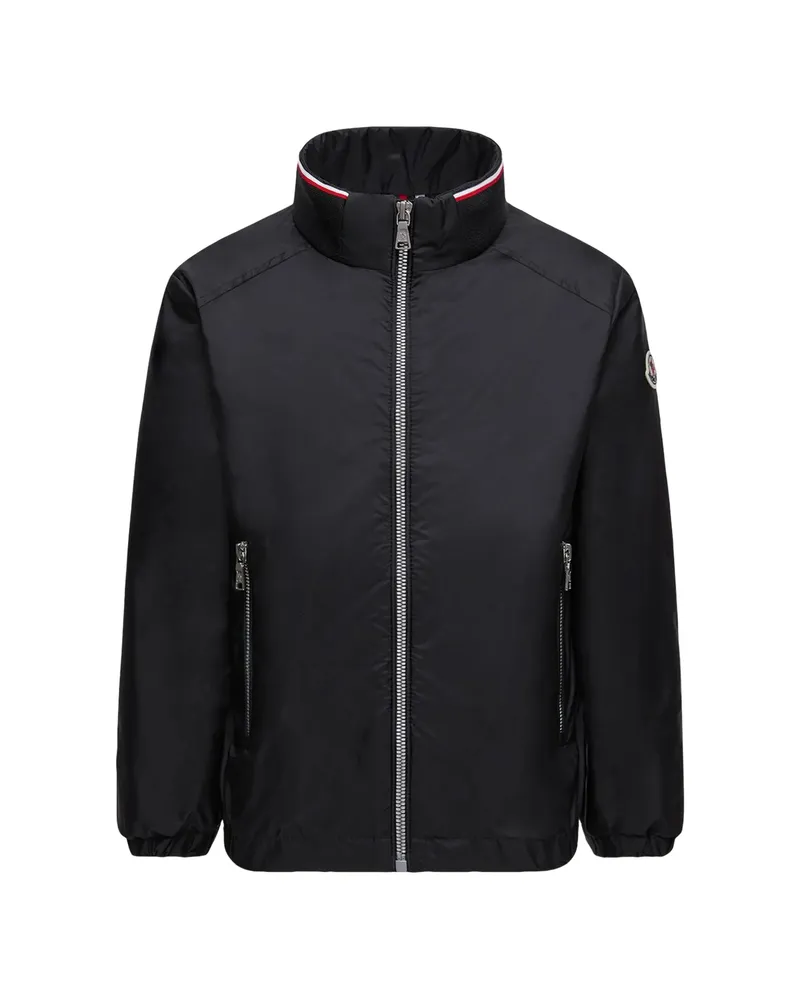 Moncler Logo-patch High-neck Bomber Jacket Black