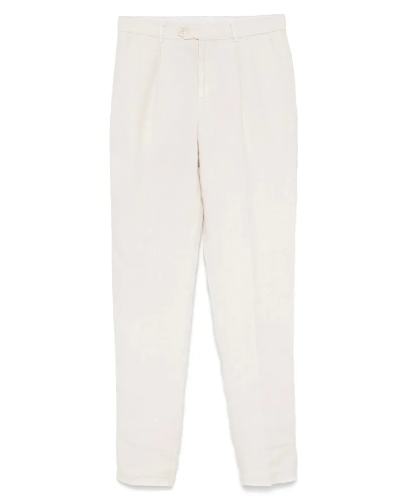 Brunello Cucinelli Linen Trousers Neutrals