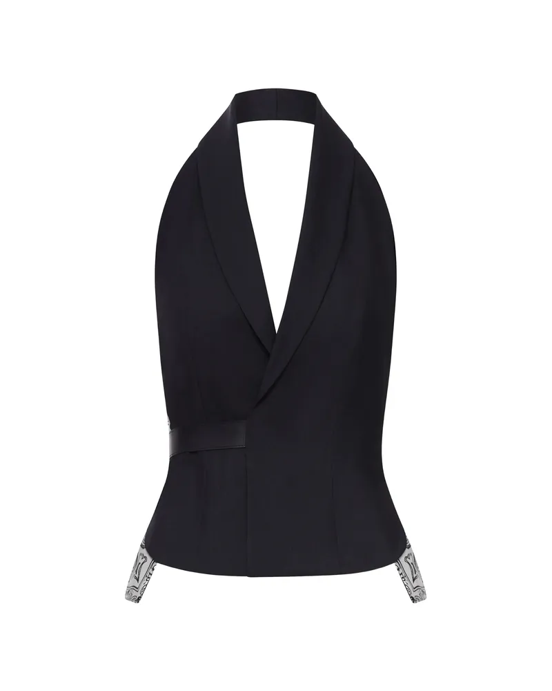 Seafarer Bandana Inserts Tailored Vest Black