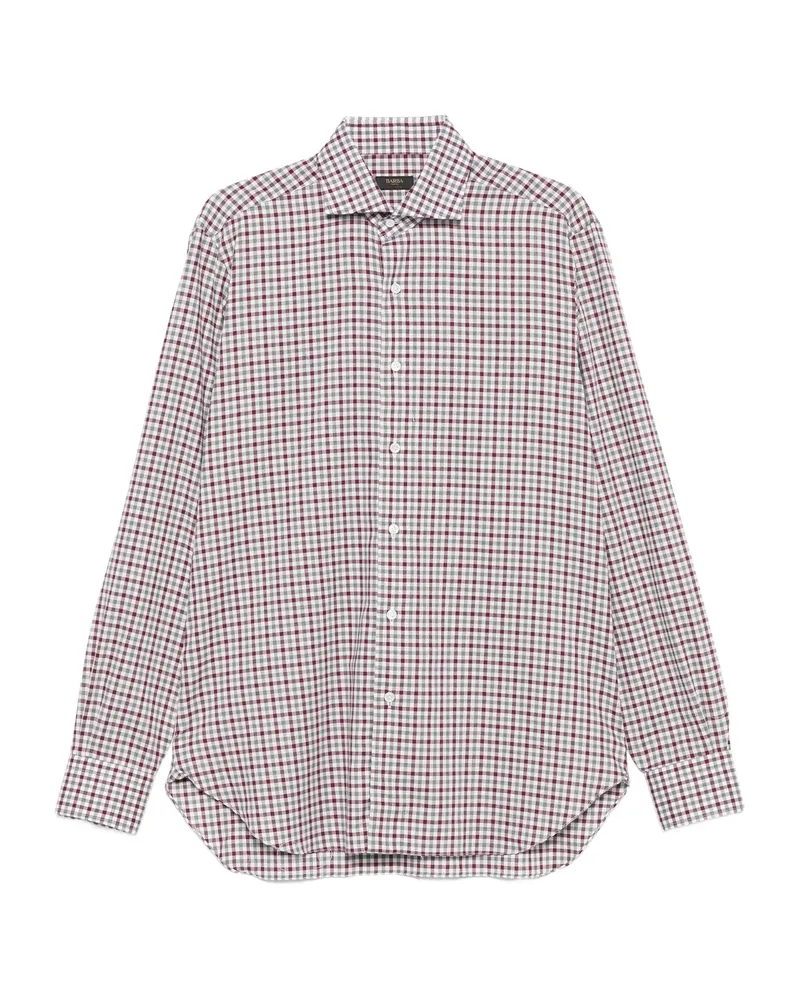 BARBA Checked Shirt Red