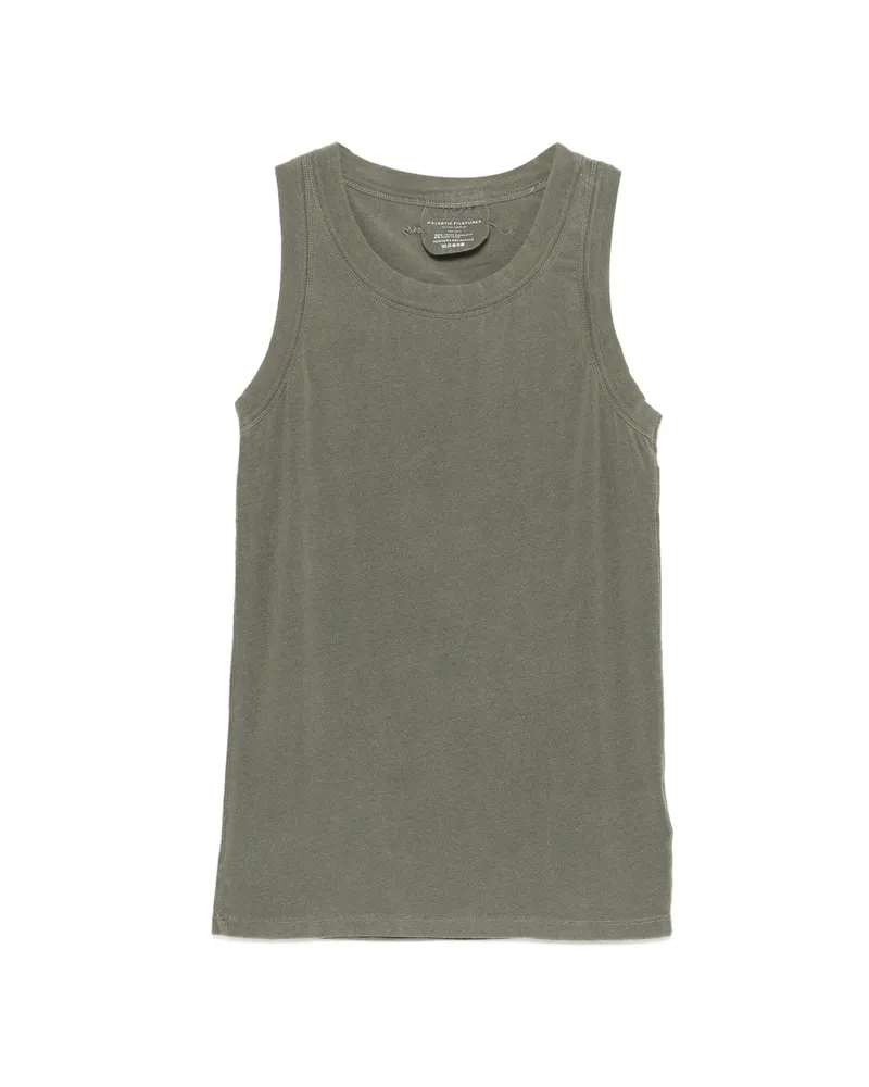 Majestic Round-neck Top Green