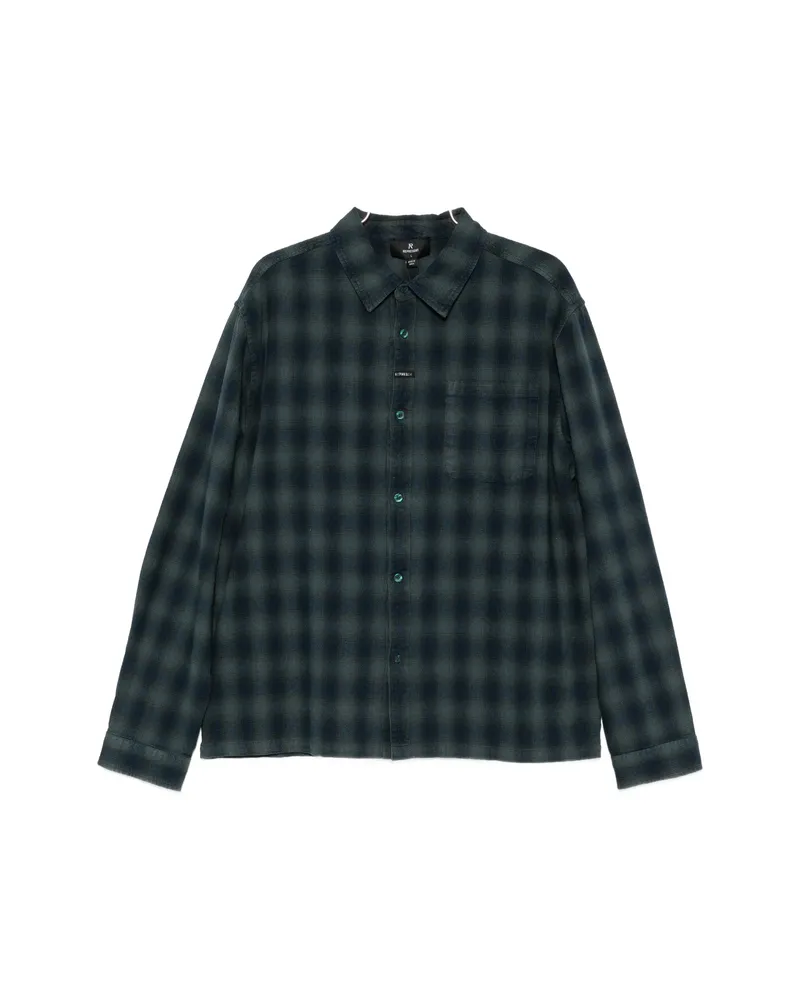 REPRESENT Plaid Button-down Shirt Green
