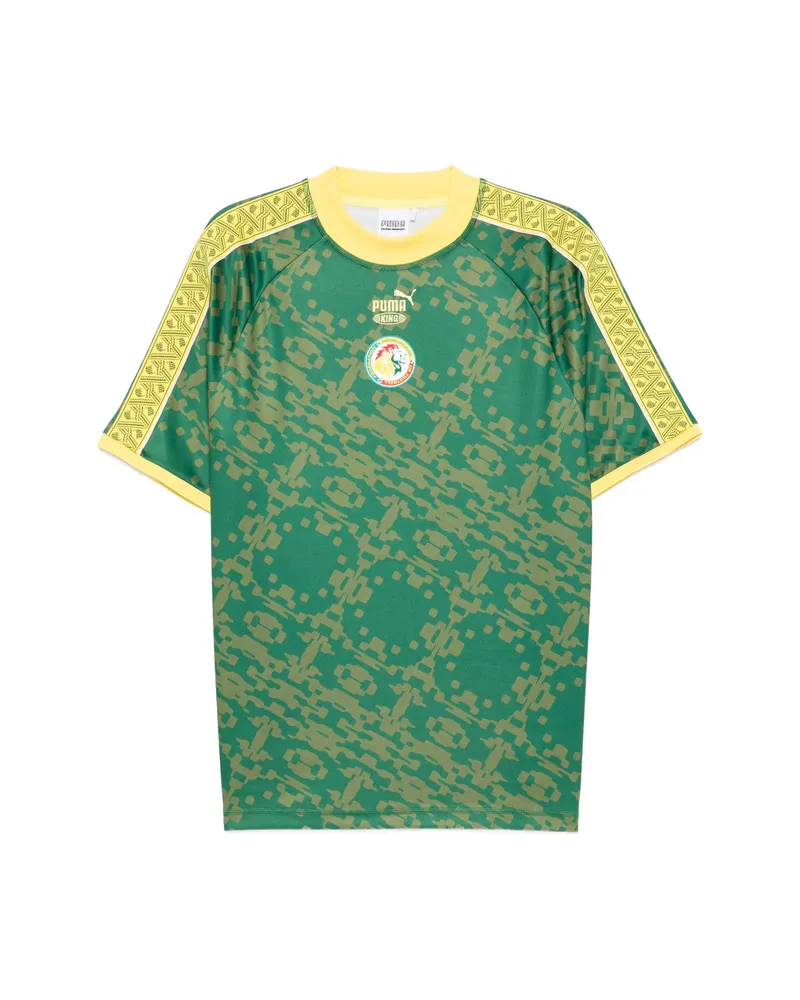 Puma X Senegal X Salehe Bembury King Logo-print T-shirt Green