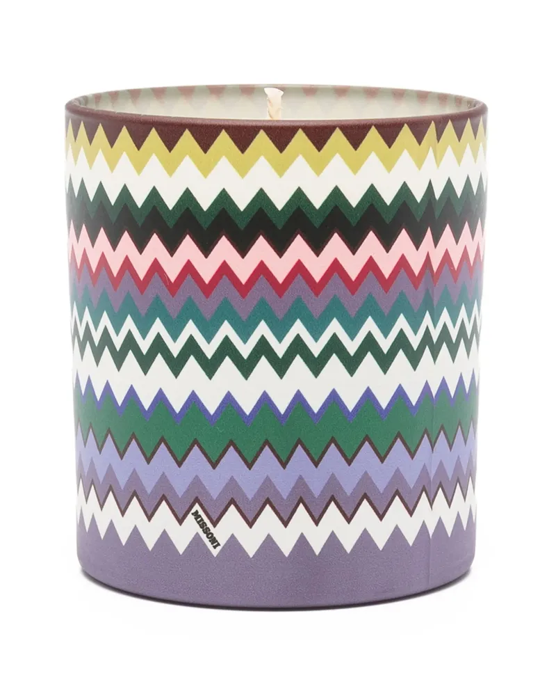 Missoni Home Zigzag-printed Candle (220g Purple
