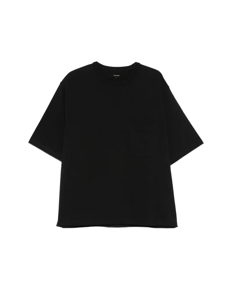 Christophe Lemaire Patch-pocket T-shirt Black