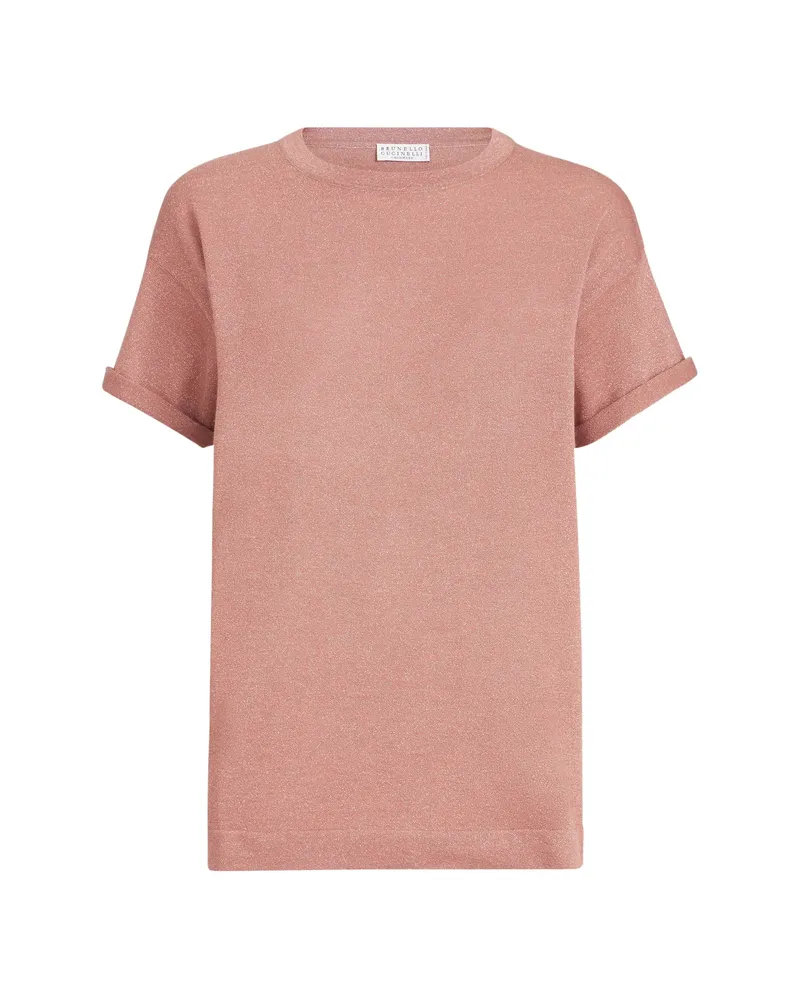 Brunello Cucinelli Short-sleeves T-shirt Pink