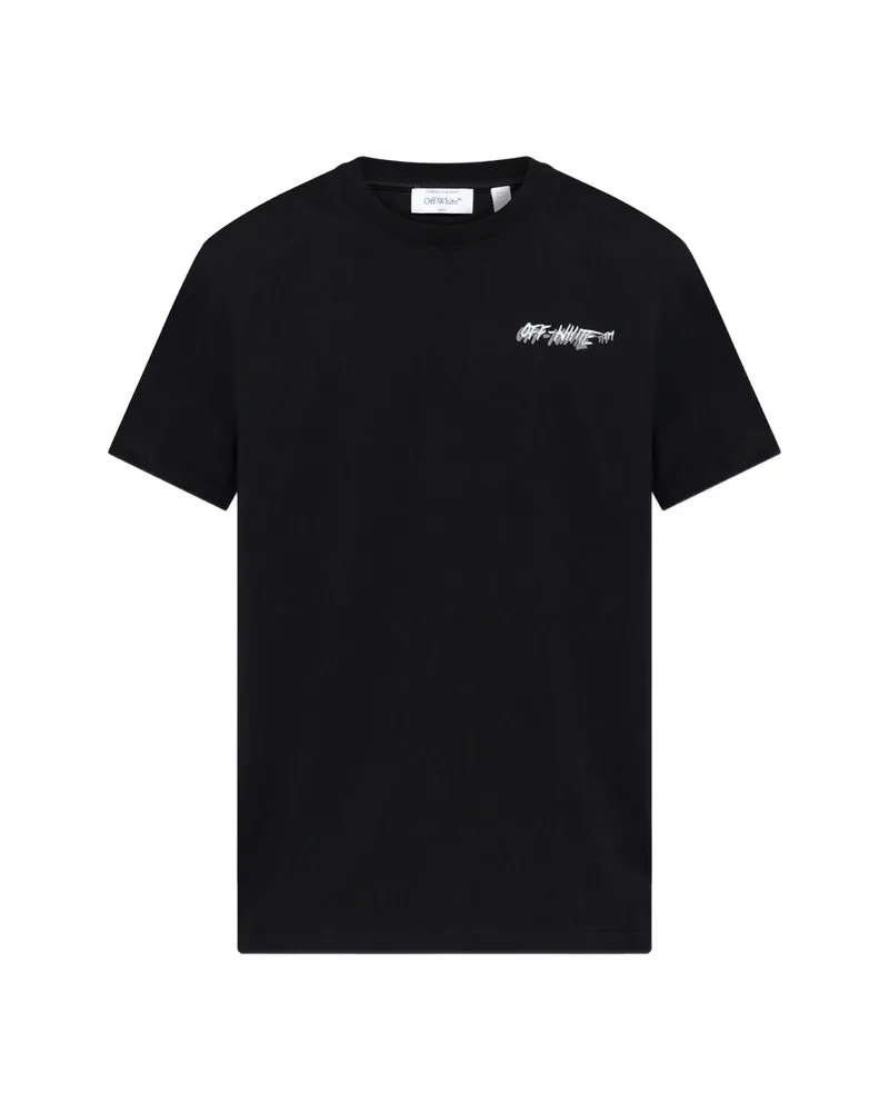 OFF-WHITE Round Neck T-shirt Black