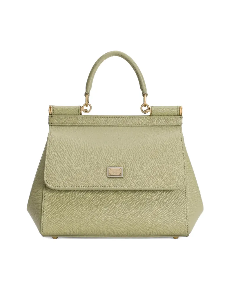Dolce & Gabbana Medium Sicily Tote Bag Green
