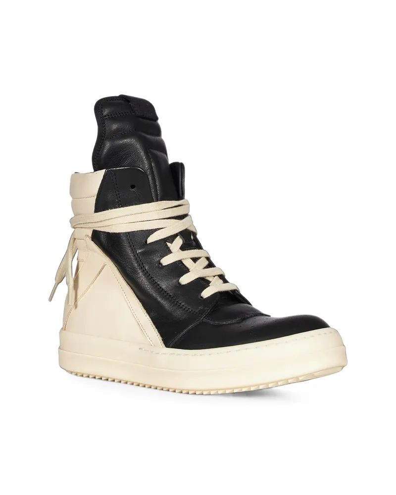 Rick Owens Geobasket High-top Sneakers Black