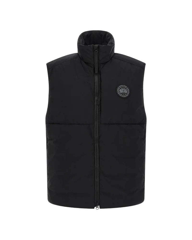 Canada Goose Quilted Logo-patch Gilet Black