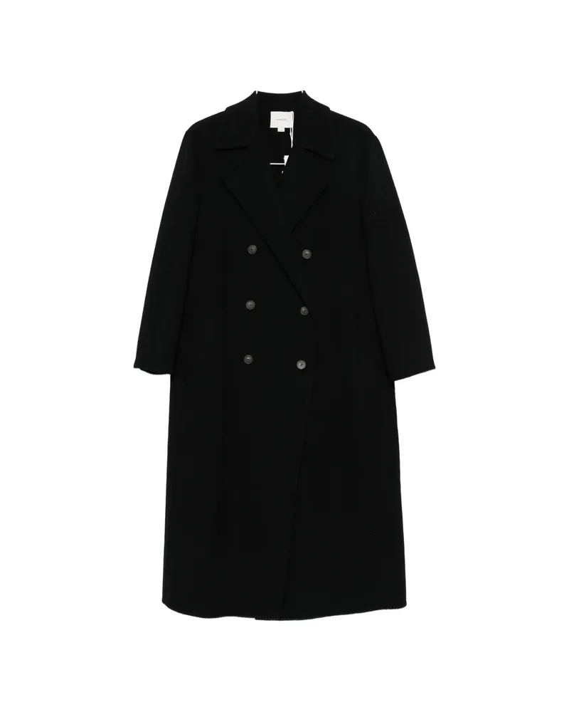 Vince Double-breasted Coat Black