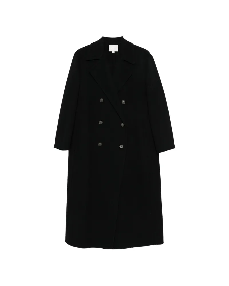 Vince Double-breasted Coat Black