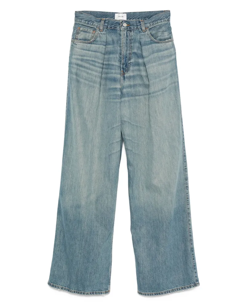 Haikure Candy Pleated Jeans Blue