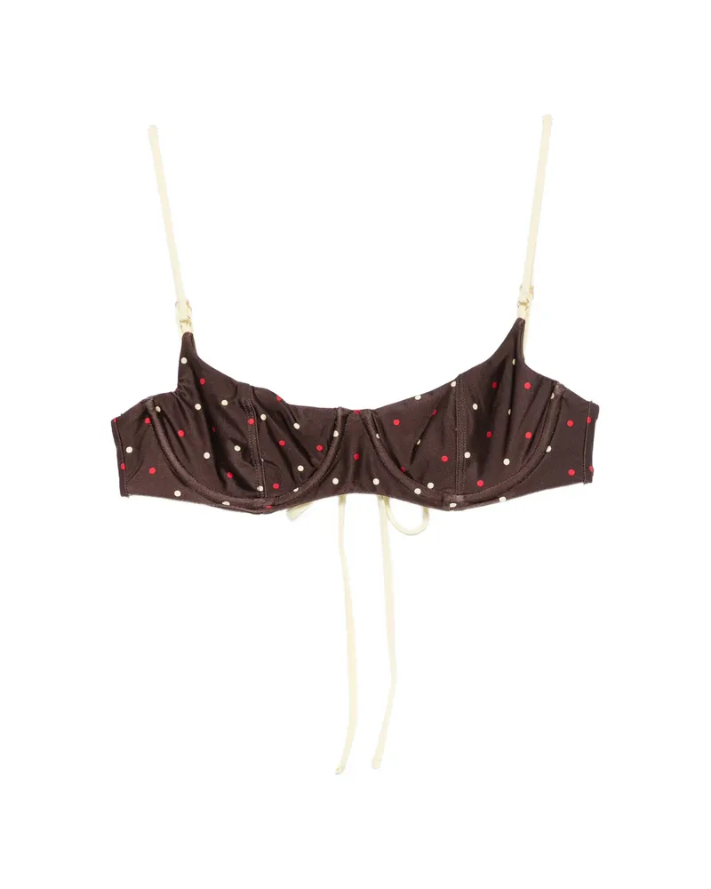 Frankies Bikinis Beachwear Brown