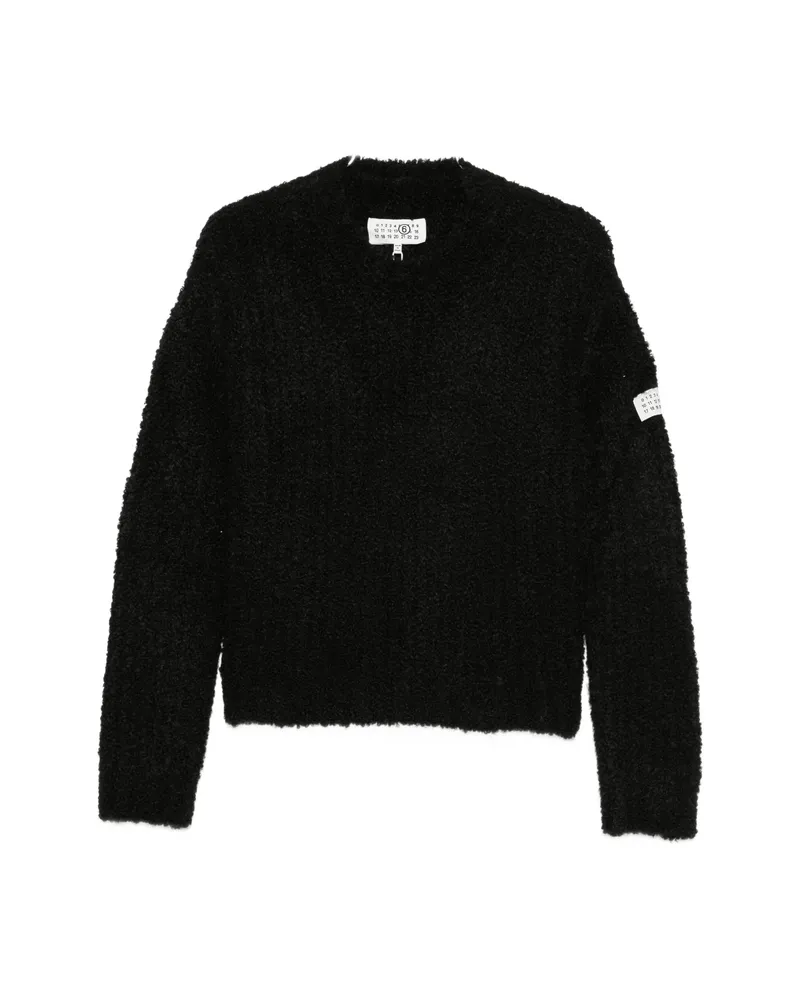Maison Margiela Logo-patch Sweater Black