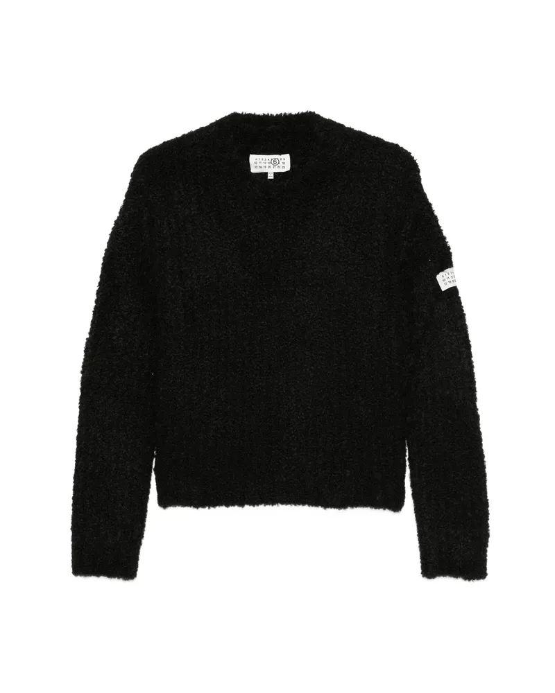 Maison Margiela Logo-patch Sweater Black