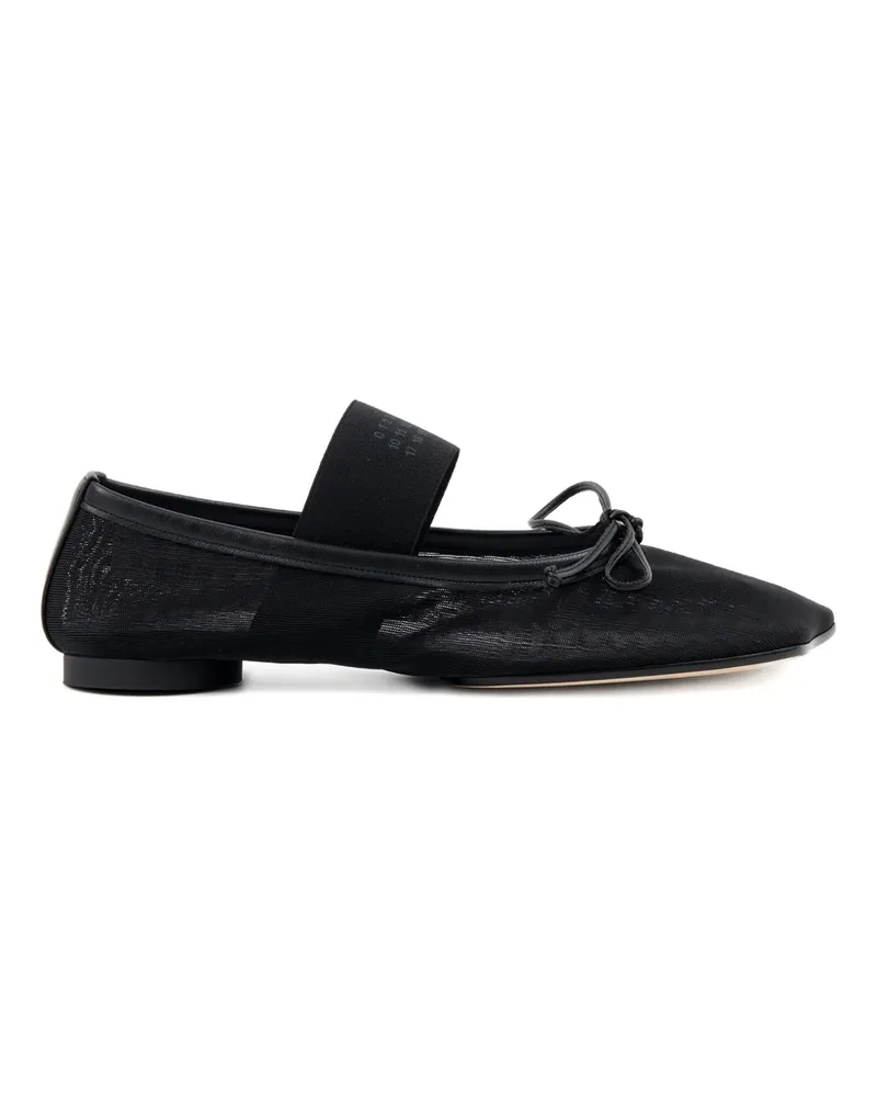 Maison Margiela Mesh Ballerina Shoes Black