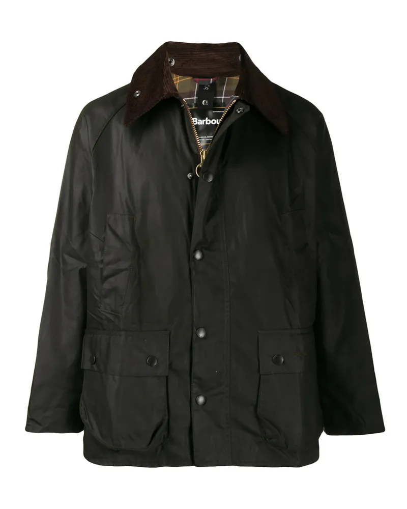 Barbour Bedale Snap-fastening Jacket Green