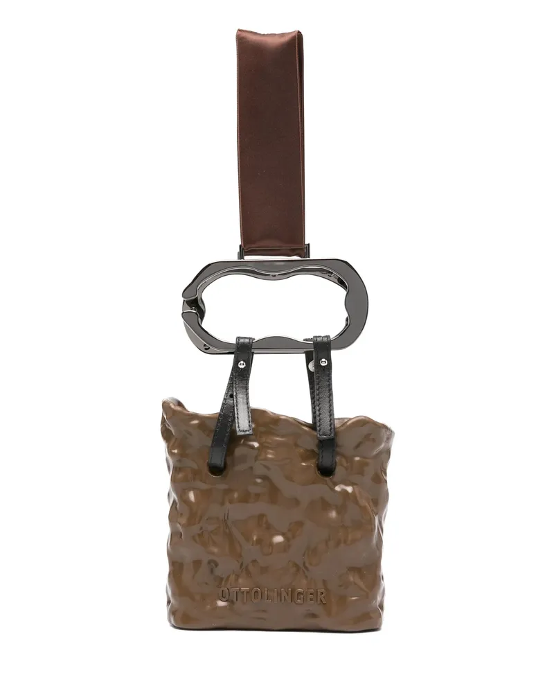 OTTOLINGER Carabiner-handle Tote Bag Brown