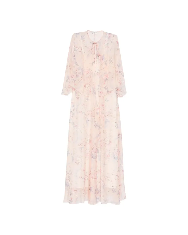 forte_forte Floral-print Maxi Dress Pink