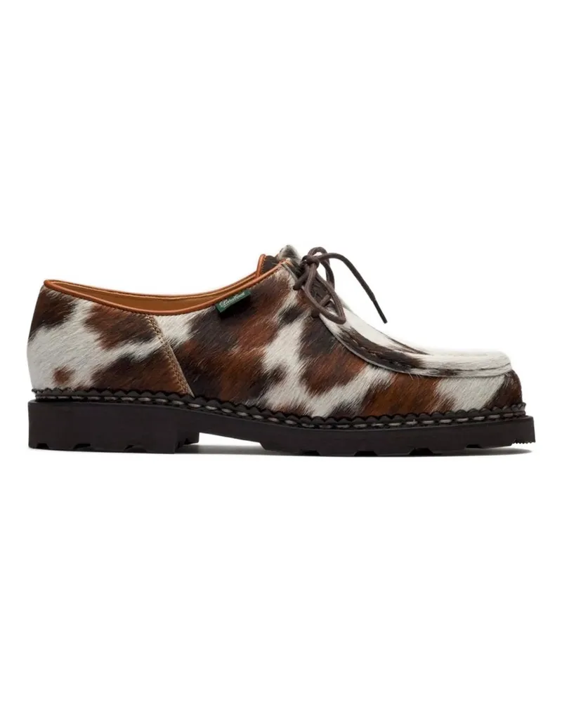 Paraboot Animal-print Sneakers Brown