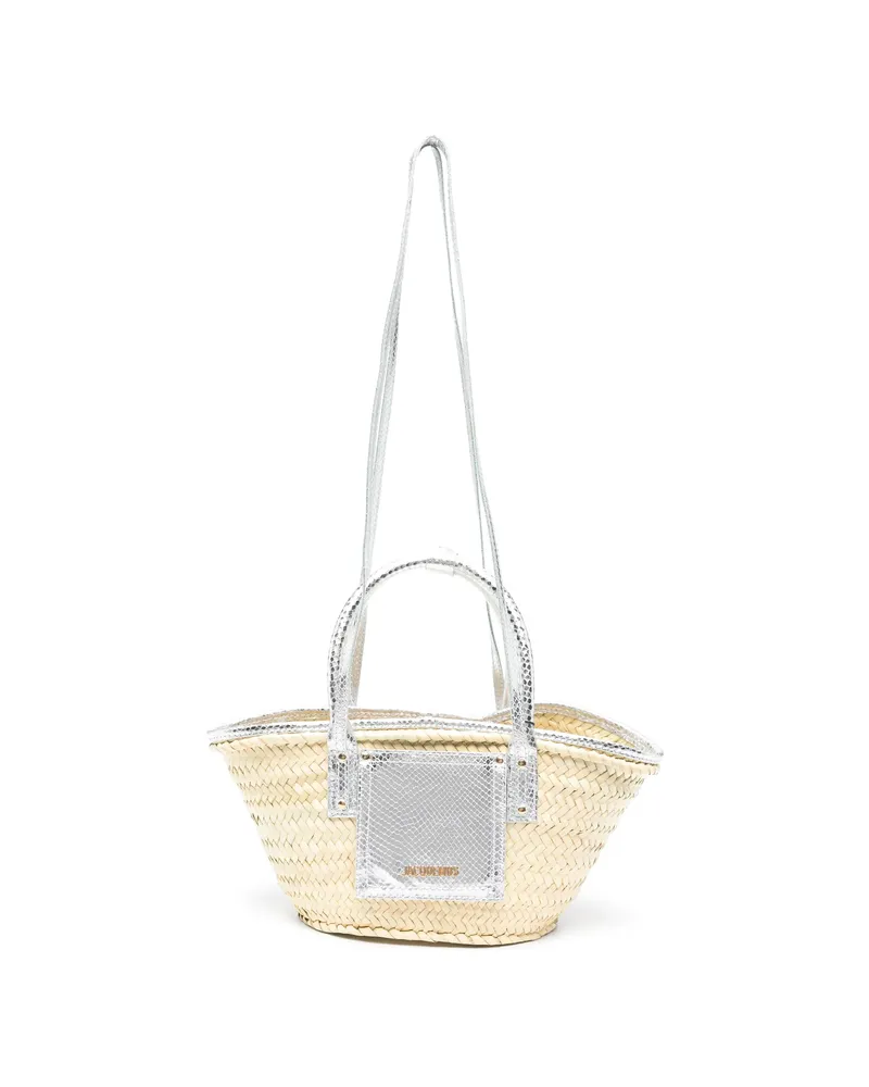 Jacquemus Small Soli Tote Bag Neutrals