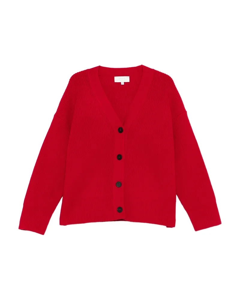Studio Nicholson Merino Wool Cardigan Red
