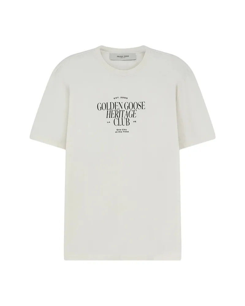 Golden Goose Logo-print T-shirt White