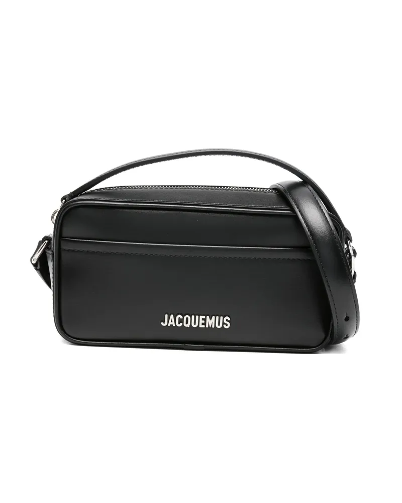 Jacquemus The Banet Leather Top-handle Shoulder Bag Black