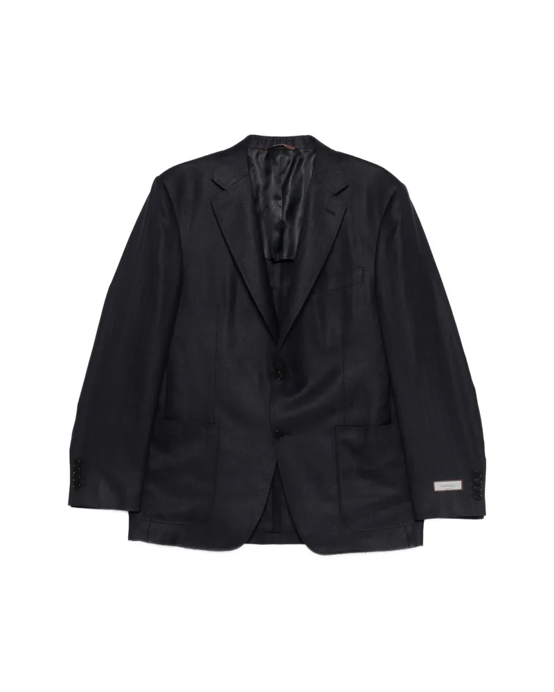 Canali Pocket Two-button Blazer Blue