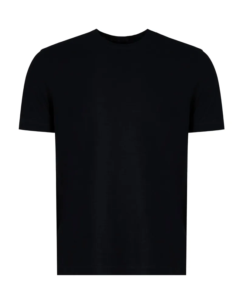 Zanone Crewneck T-shirt Black