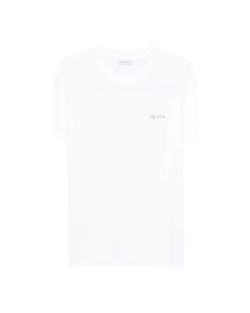 Maison Labiche Popincourt Embroidered T-shirt White