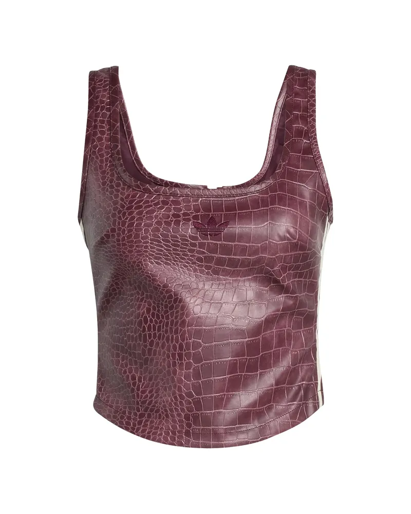 adidas Crocodile-effect Corset Red