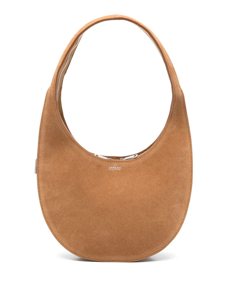 COPERNI Small Suede Shoulder Bag Brown