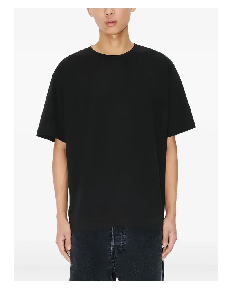 Kenzo Flower-appliqué T-shirt Black