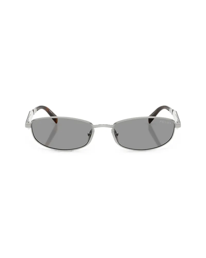 Prada Sunglasses With Prada Logo Silver