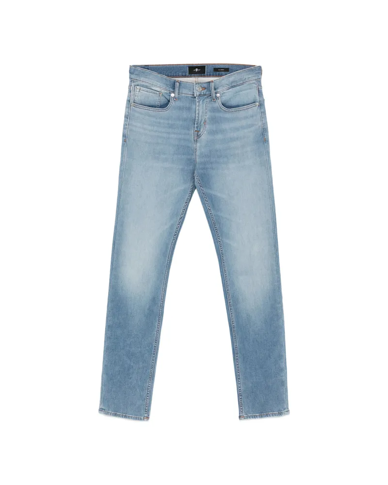 7 for all mankind Belt-loop Faded Jeans Blue