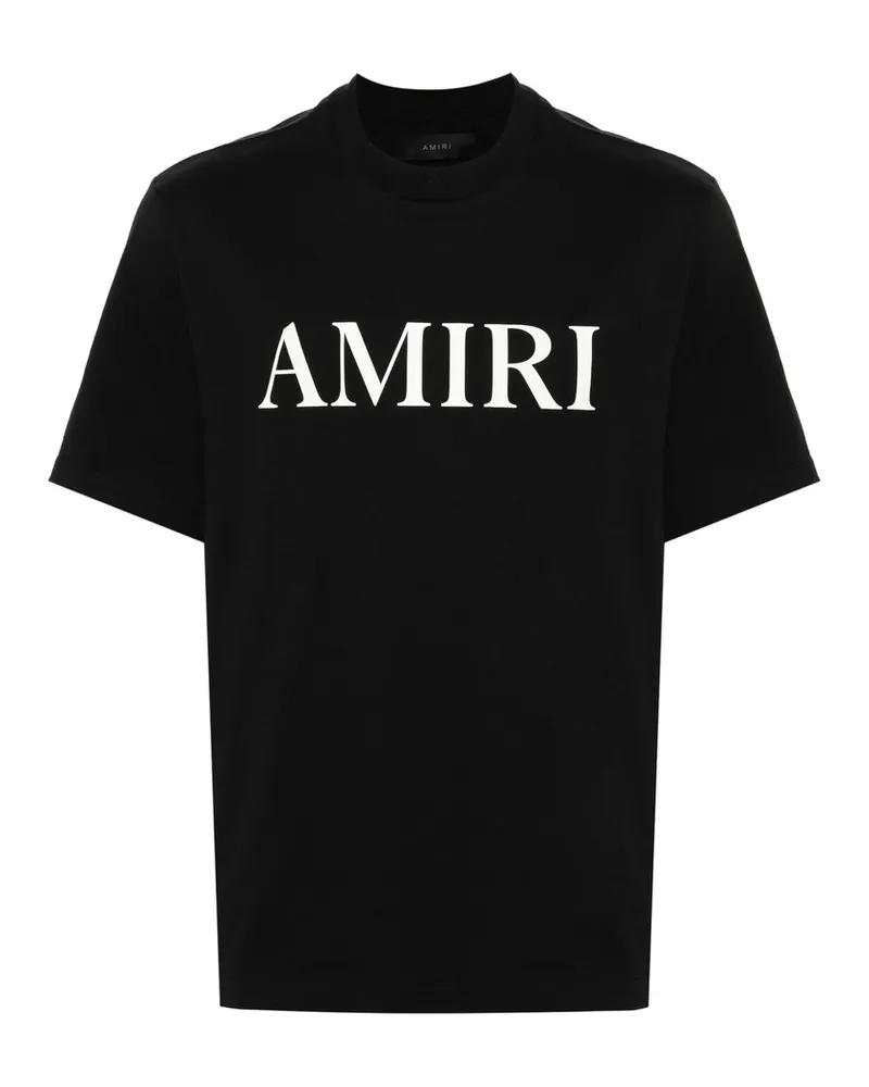 Amiri Rubberised-logo T-shirt Black