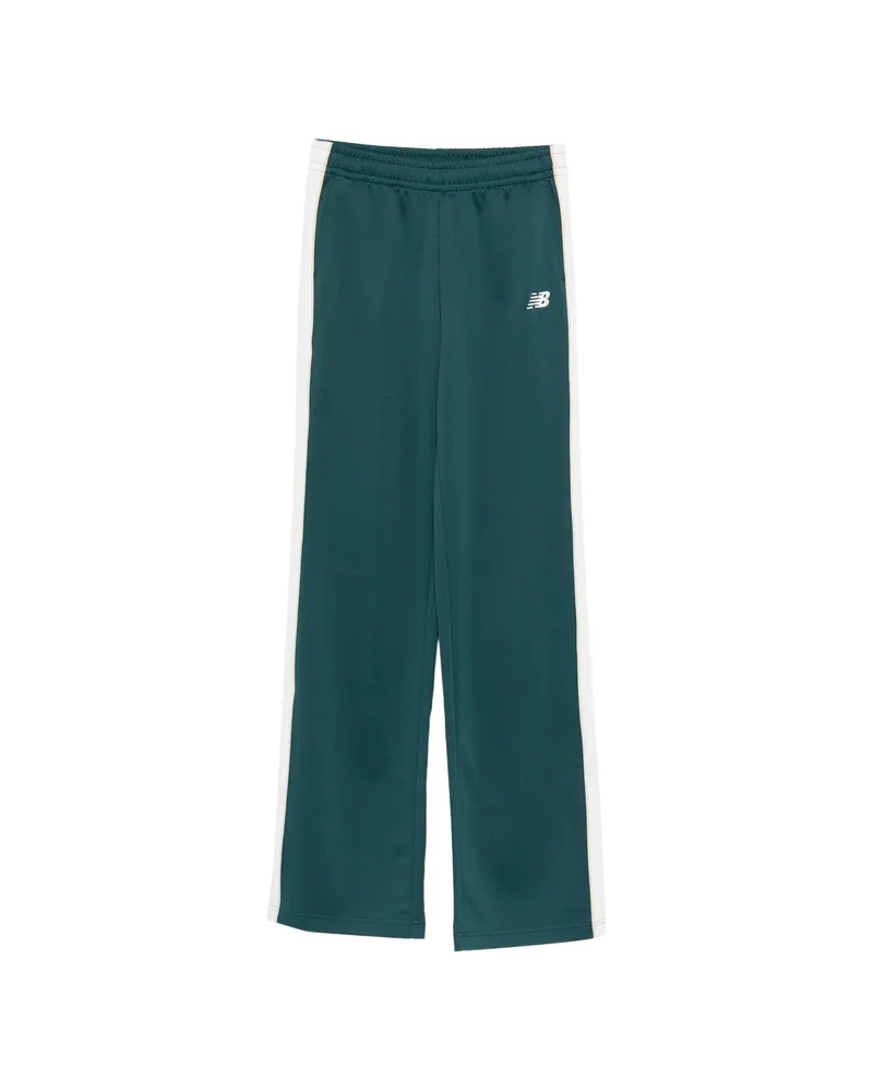 New Balance Interlock Side-stripe Track Pants Green