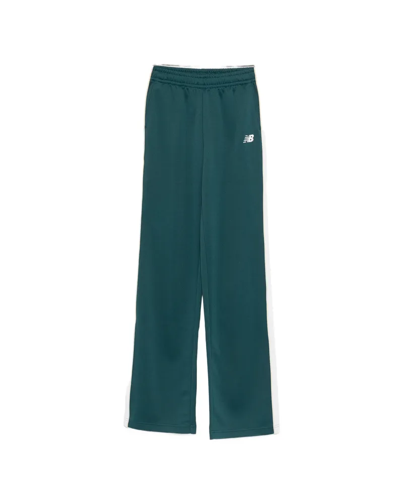 New Balance Interlock Side-stripe Track Pants Green