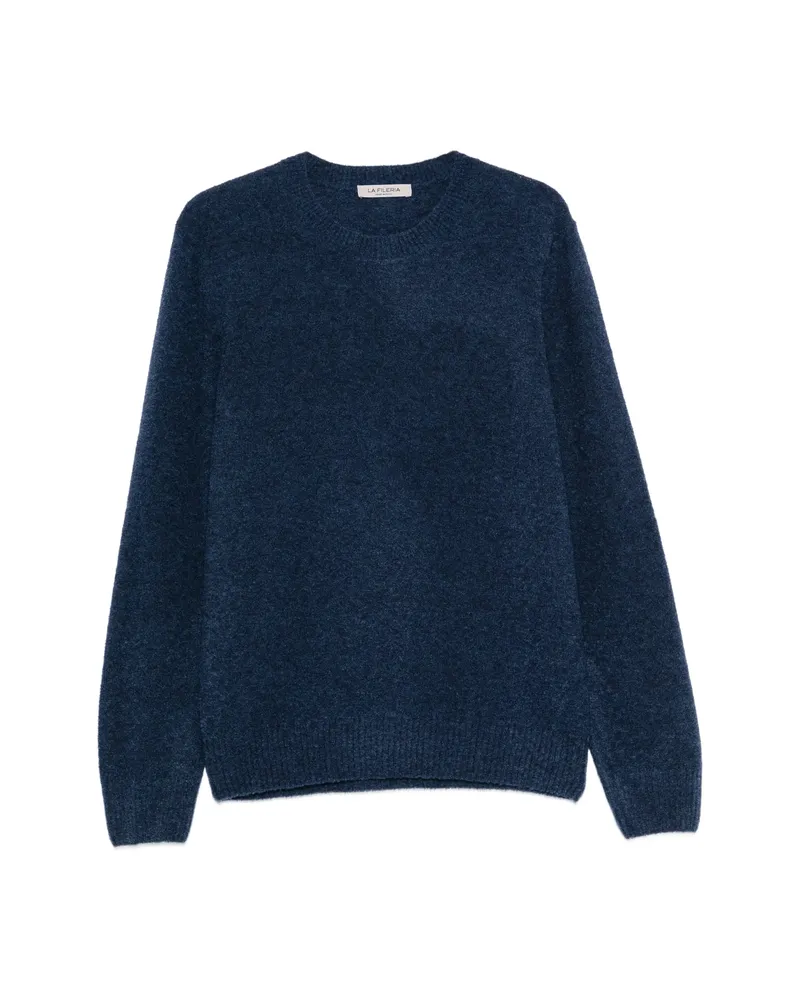 La Fileria Bouclé-knit Sweater Blue
