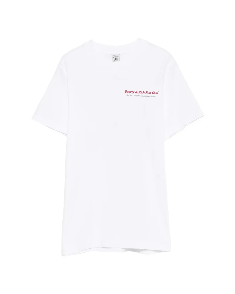 SPORTY & RICH Logo-print T-shirt White