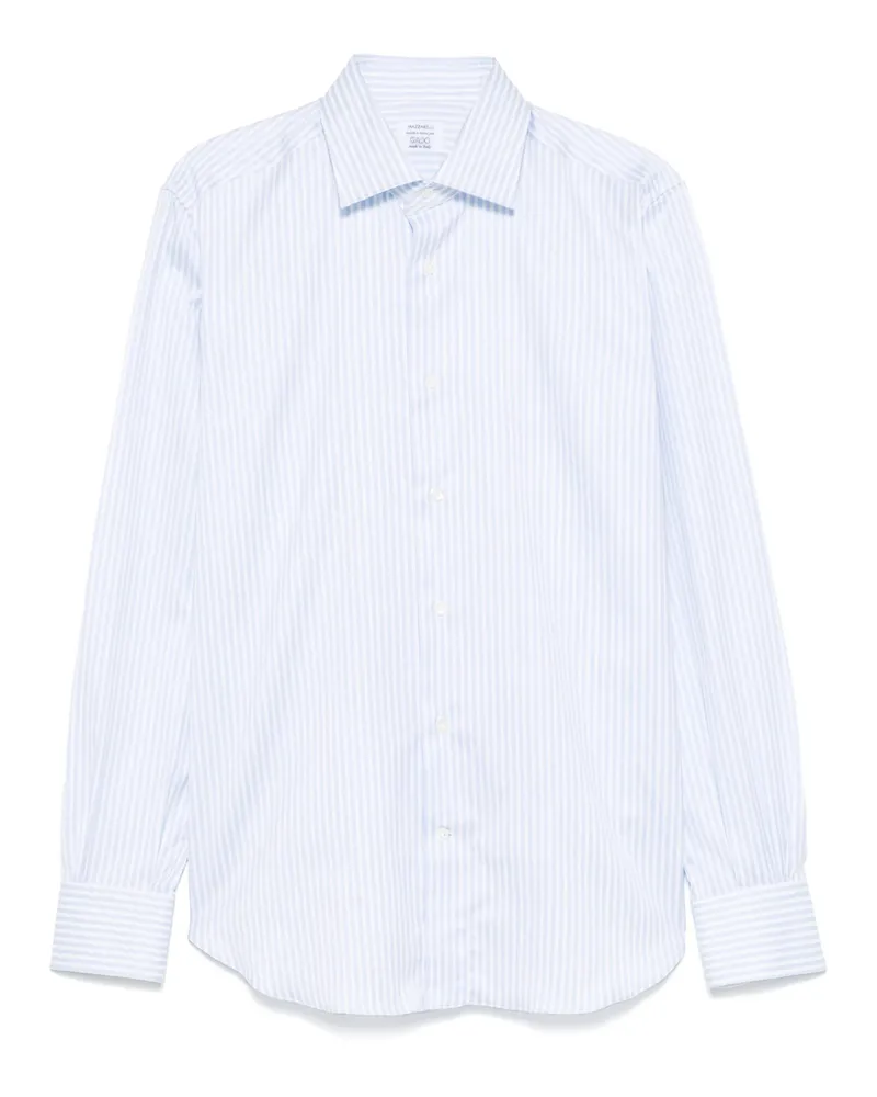 MAZZARELLI Striped Shirt Blue