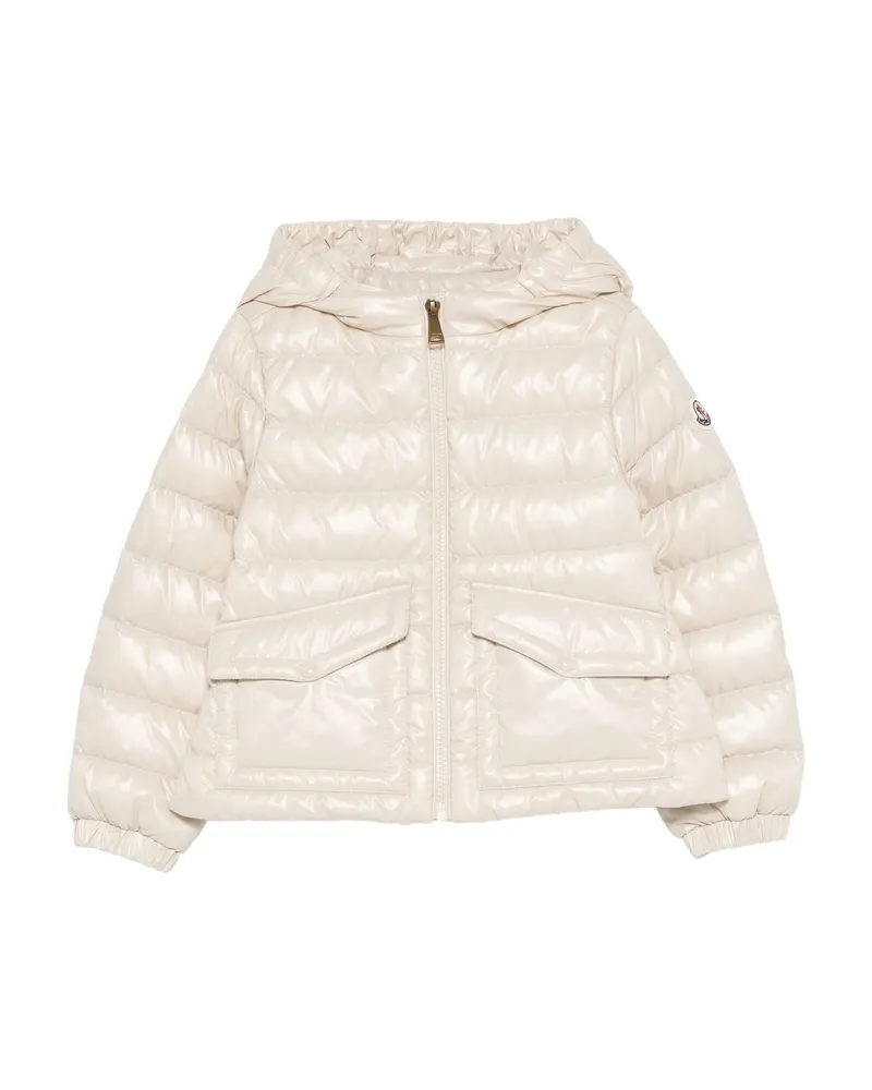 Moncler Hooded Pocket Jacket Neutrals
