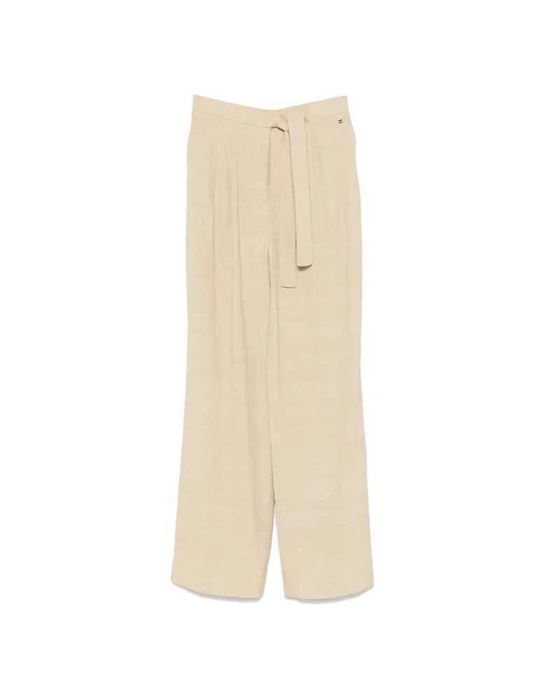 Herno Elasticated-waistband Trousers Neutrals