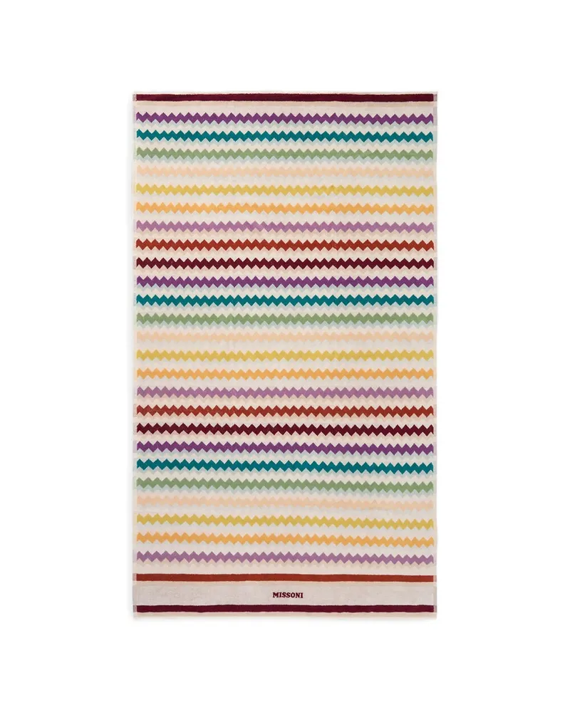 Missoni Home Watamu Zigzag Beach Towel Neutrals